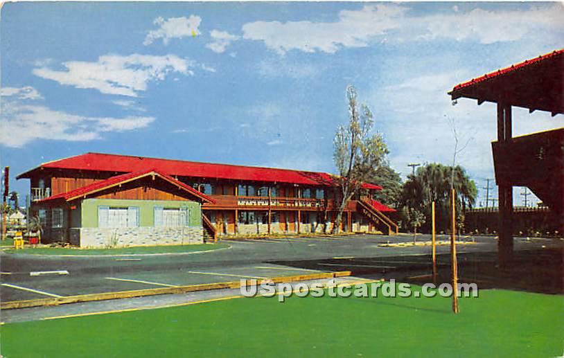 Rancho Del Rey Motel - Oakland, California CA Postcard