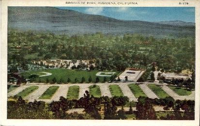 Brookside Park - Pasadena, California CA Postcard