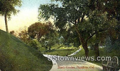 Busch Gardens - Pasadena, California CA Postcard
