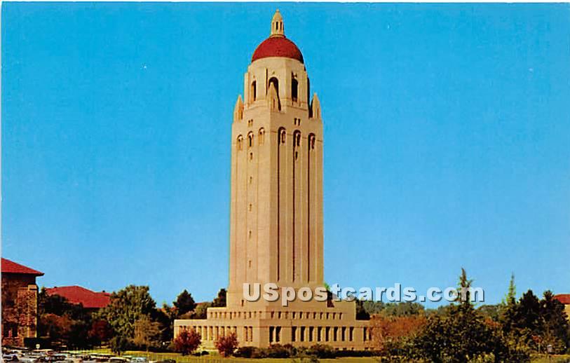 Tower, Hoover Institute & Library - Palo Alto, California CA Postcard