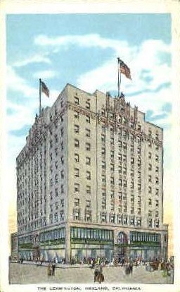 The Leamington Hotel - Oakland, California CA Postcard