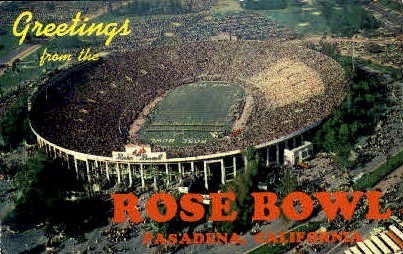 Rose Bowl - Pasadena, California CA Postcard