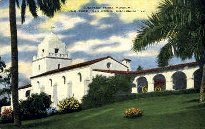 Junipero Serra Museum - San Diego, California CA Postcard