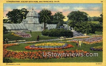 Golden Gate Park - San Francisco, California CA Postcard