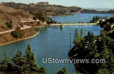 Lake Hollywood - California CA Postcard