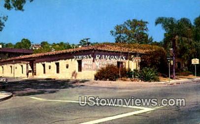 Ramona's Marriage Place - San Diego, California CA Postcard