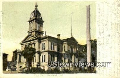City Hall - Oakland, California CA Postcard