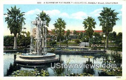 Beverly Hills Hotel - California CA Postcard