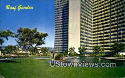 Kaiser Center Roof Garden - Oakland, California CA Postcard