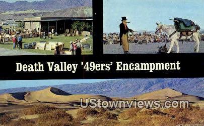 Death Valley - California CA Postcard
