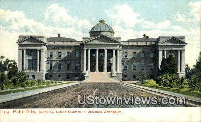Leland Stanford Jr University Library - Palo Alto, California CA Postcard