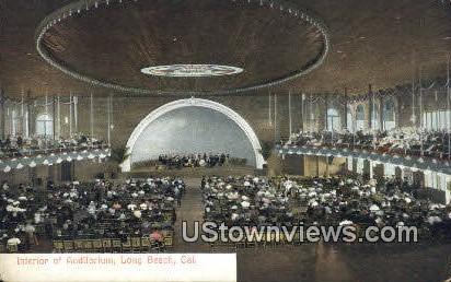 Auditorium - Long Beach, California CA Postcard