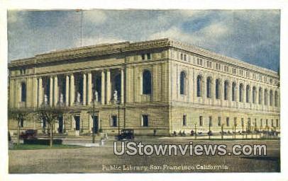 Public Library - San Francisco, California CA Postcard