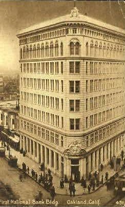 First National Bank Building - Oakland, California CA Postcard