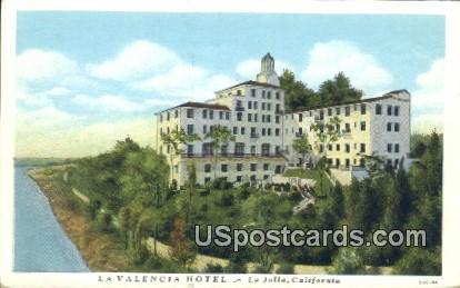 La Valencia Hotel - La Jolla, California CA Postcard