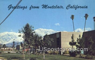 Montclair Public Library - California CA Postcard