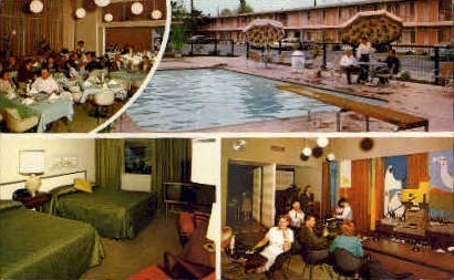 Sands Inn - Bakersfield, California CA Postcard