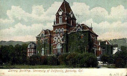 Library Bldg., University of California - Berkeley Postcard