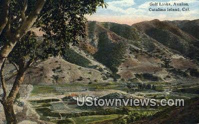 Golf Lins, Avalon - Catalina Island, California CA Postcard