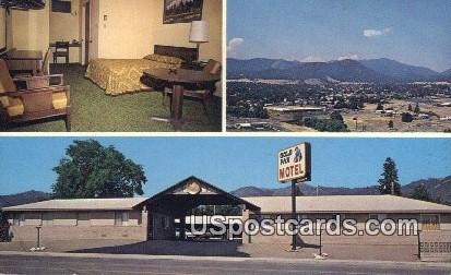 Gold Pan Motel - Yreka, California CA Postcard