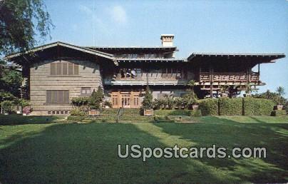 Gamble House Greene & Greene Library - Pasadena, California CA Postcard