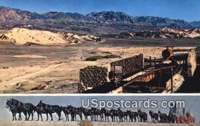 Old Harmony Borax Mill - Death Valley, California CA Postcard