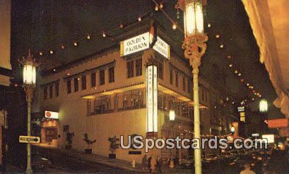 Golden Pavilion Restaurant - Los Altos, California CA Postcard