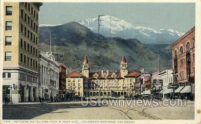 Antler's Hotel - Colorado Springs Postcards, Colorado CO Postcard