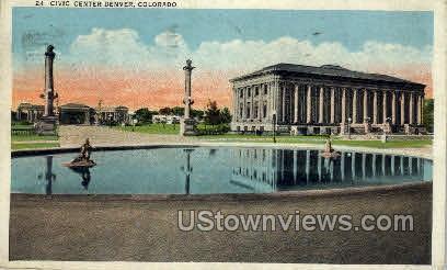 Civic Center  - Denver, Colorado CO Postcard