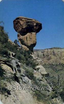 Mushroom Rock - Grand Junction, Colorado CO Postcard