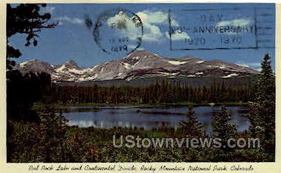 Red Rock Lake - Rocky Mountain National Park, Colorado CO Postcard