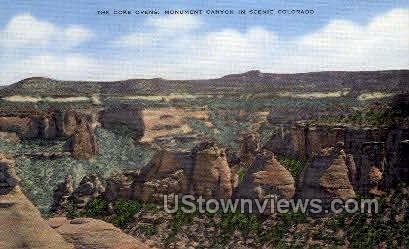 Monument Canyon - Grand Junction, Colorado CO Postcard