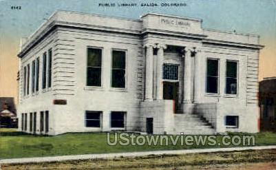 Public Library - Salida, Colorado CO Postcard
