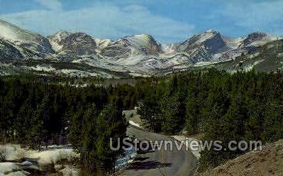 Bear Lake Road - Rocky Mountain National Park, Colorado CO Postcard