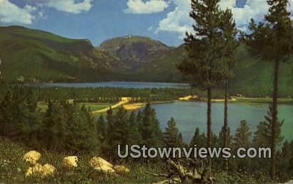 Grand lake & Shadow Mountain Lake - Rocky Mountain National Park, Colorado CO Postcard
