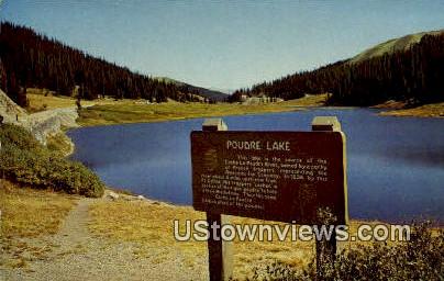 Pudre Lake - Rocky Mountain National Park, Colorado CO Postcard