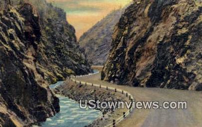 Thompson Canon - Rocky Mountain National Park, Colorado CO Postcard