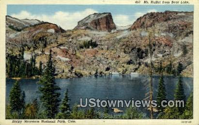 Mt Hallet, Bear Lake - Rocky Mountain National Park, Colorado CO Postcard