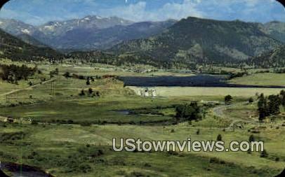 Olympus Dam - Rocky Mountain National Park, Colorado CO Postcard