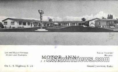 Motor Inn - Grand Junction, Colorado CO Postcard