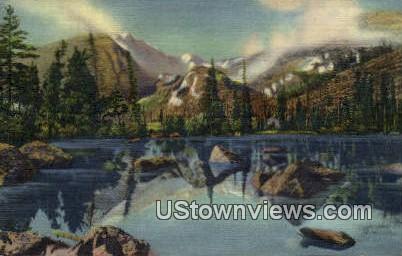Bear Lake - Rocky Mountain National Park, Colorado CO Postcard