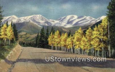 Mummy Range, Trail Ridge Road - Rocky Mountain National Park, Colorado CO Postcard