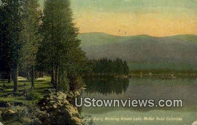 Grand Lake, CO     ;     Grand Lake, Colorado Postcard