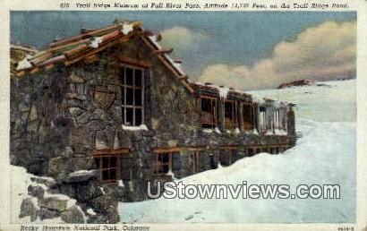 Trail Ridge Museum - Rocky Mountain National Park, Colorado CO Postcard