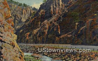 Thompson Canon - Rocky Mountain National Park, Colorado CO Postcard