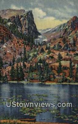 Nymph Lake, Hallett Peak - Rocky Mountain National Park, Colorado CO Postcard