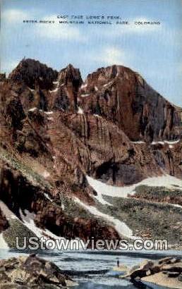 Long's Peak - Rocky Mountain National Park, Colorado CO Postcard