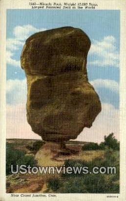 Miracle Rock - Grand Junction, Colorado CO Postcard