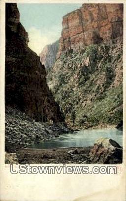 Grand River Canyon, Colorado     ;     Grand River Canyon, CO Postcard