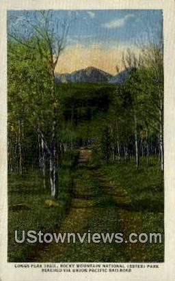 Long's Peak - Rocky Mountain National Park, Colorado CO Postcard